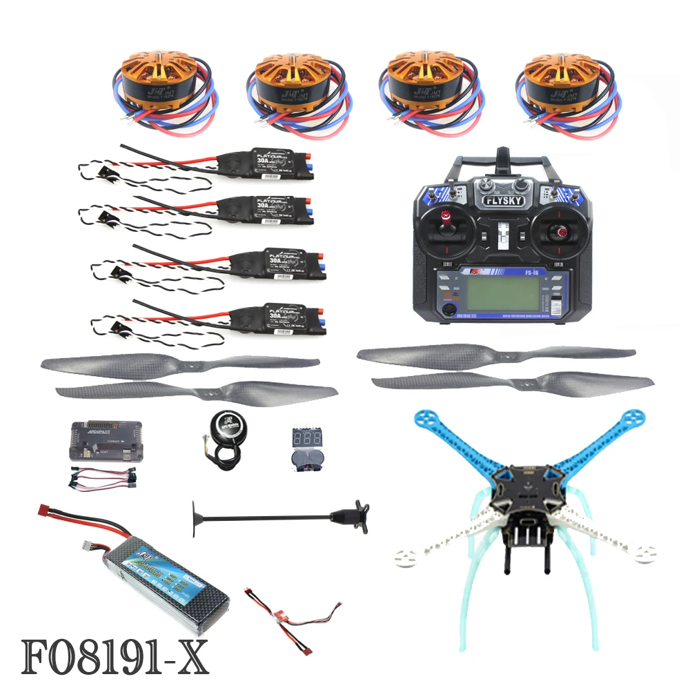 JMT 2 4G 6ch RC Квадрокоптер Дрон 500 мм S500 PCB APM2.8 M8N GPS RTF Полный комплект DIY бесщеточный