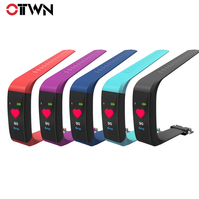 Ottwn 1 Plus цветной экран умный Браслет Смарт фитнес трекер кровяного давления