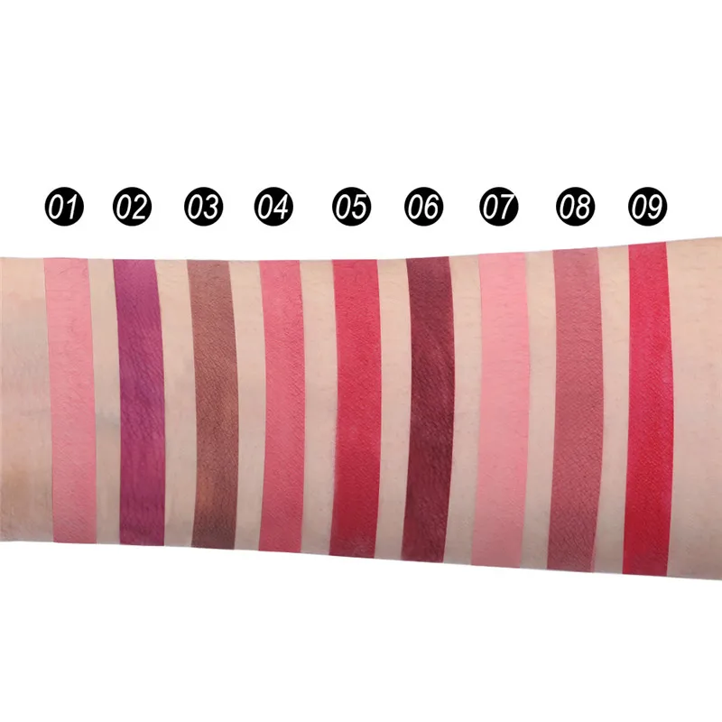 Rakado Lipstick 9 Colors Matte Lips Long Lasting Moisturizing Non-marking Waterproof Non-stick Cup Lip Glaze Batom Make Up Tint |