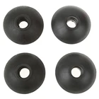 Сменная резиновая грязевая корзина для треккинга, 4 шт., походные палки 45 см, черные Трекинговые палочки, аксессуары для кемпинга