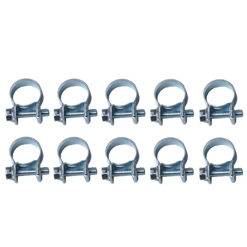 10 шт. мини зажим топливная труба для воздушного шланга из углеродистой стали