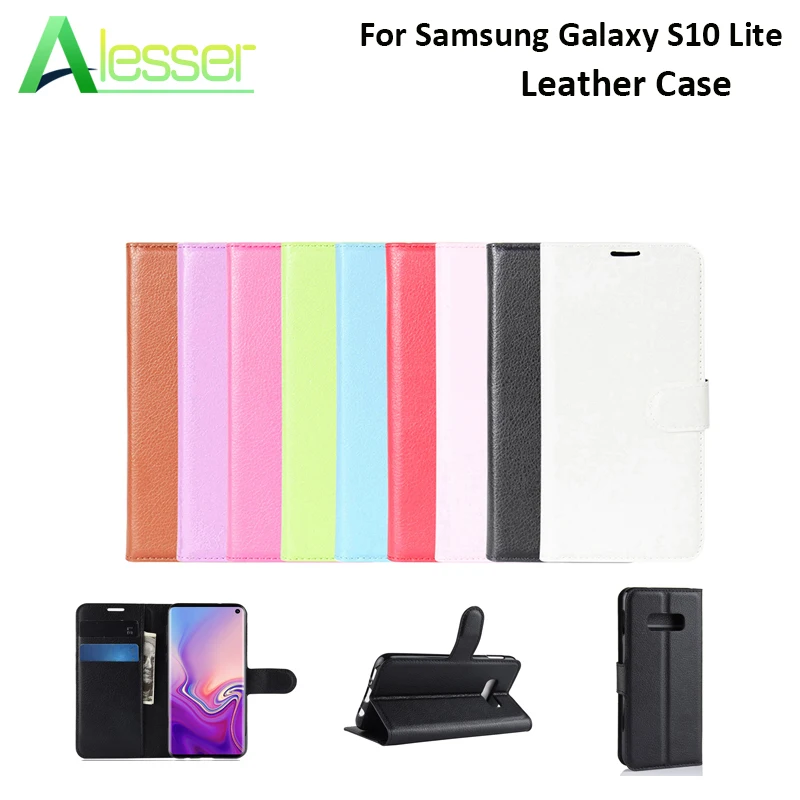 Alesser для samsung Galaxy S10 Lite Бумажник кожаный чехол с откидной крышкой из натуральной