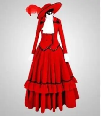 Костюм для косплея черного Батлера Анны Красной|Игровые костюмы| |
