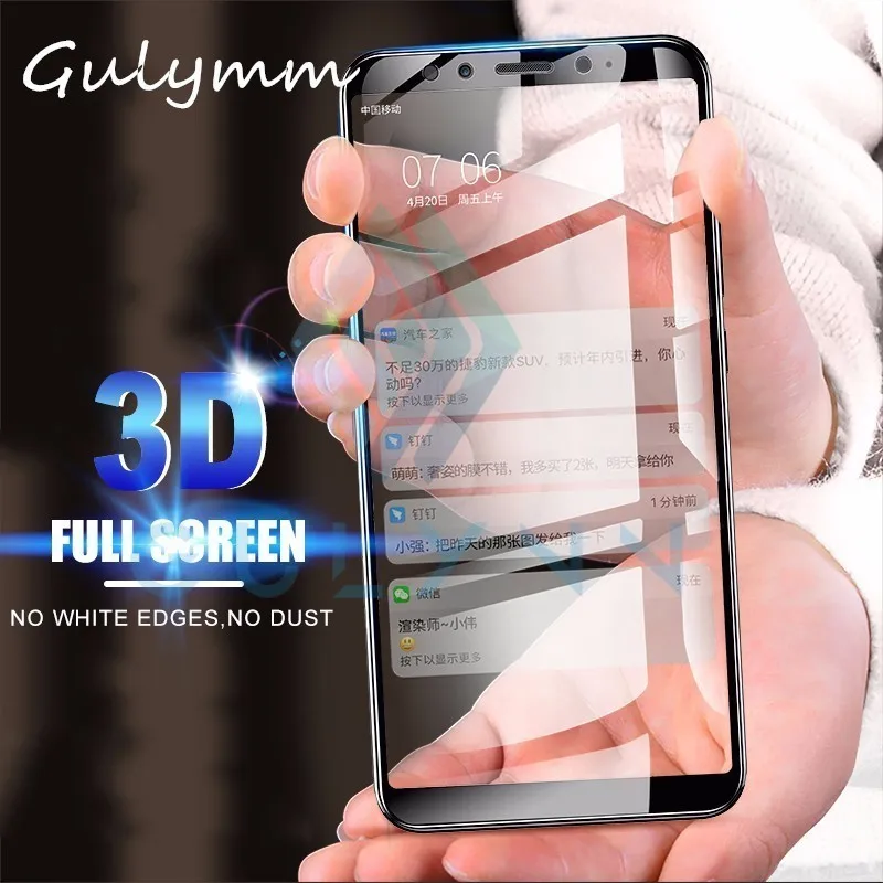 Закаленное стекло для Honor 9 10 Lite 3D Huawei 8X 8C 20 20i Play P30 40 P20 Pro Полное покрытие защитное