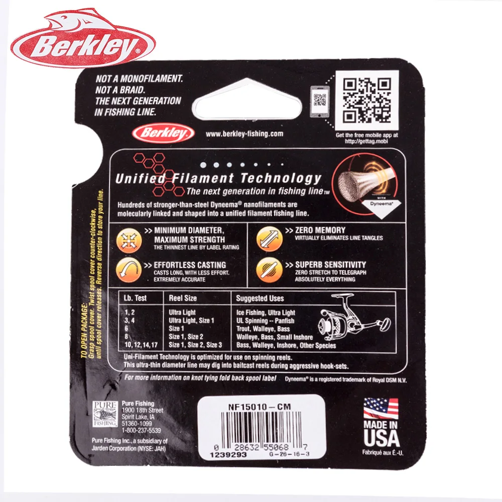 Berkley NanoFil тест 1LBs ~ 17LBs прозрачный туман 150yds Hi Vis Chartreuse 137 m наполнителя катушки Uni