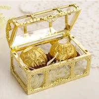 12pcs creative plastic candy box wedding vintage candy boxes chocolate gift treat boxes wedding party favor