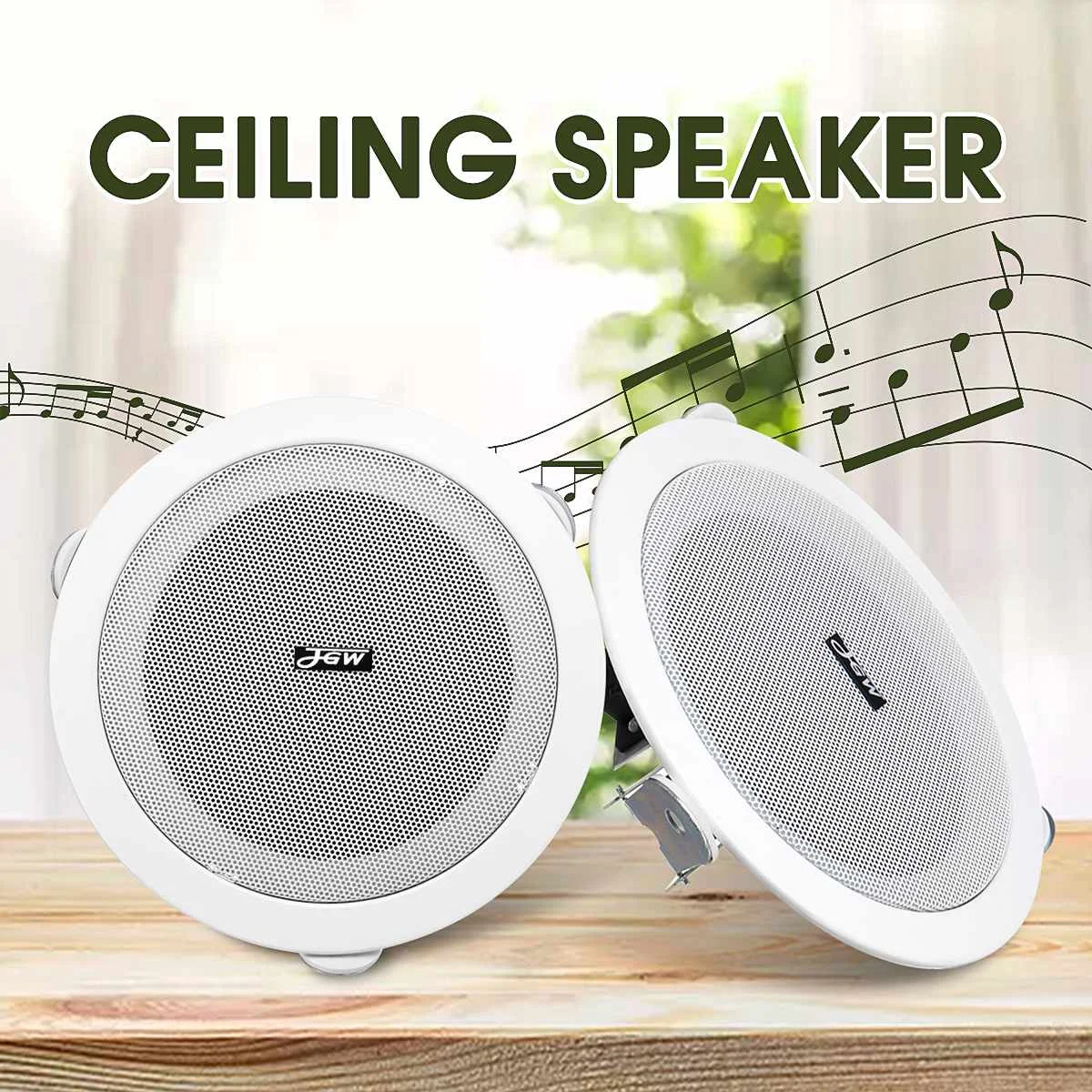 2 шт. 5 дюймовый потолочный динамик 10 Вт домашняя фоновая музыкальная система