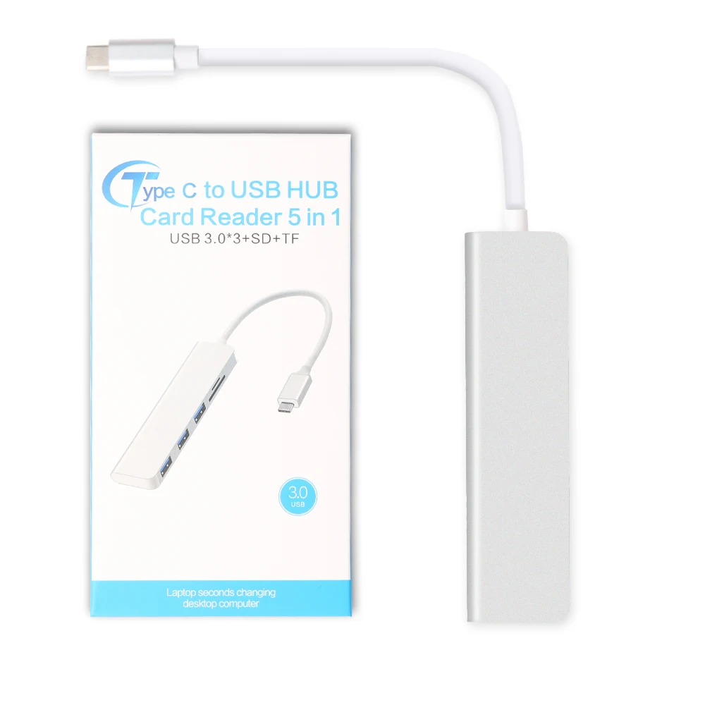 Redlai USB C type концентратор с 3 0 SD/TF кард ридер адаптер для Apple MacBook 12 дюймов Air 2018 Pro