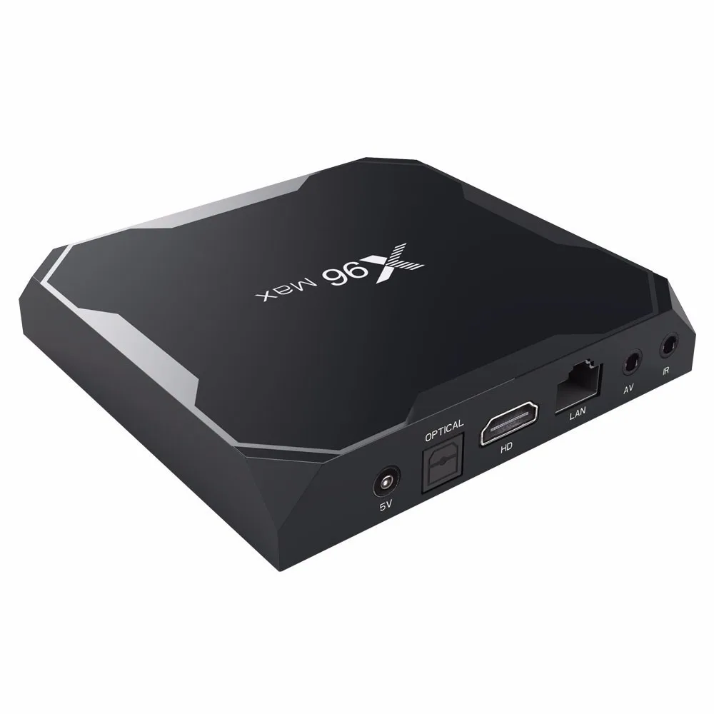 X96 MAX Smart TV box android 8 1 S905X2 предустановленный QHD год код продлевается для Италии