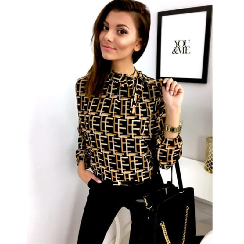 Женская свободная футболка с длинным рукавом и круглым вырезом размера плюс S M L XL