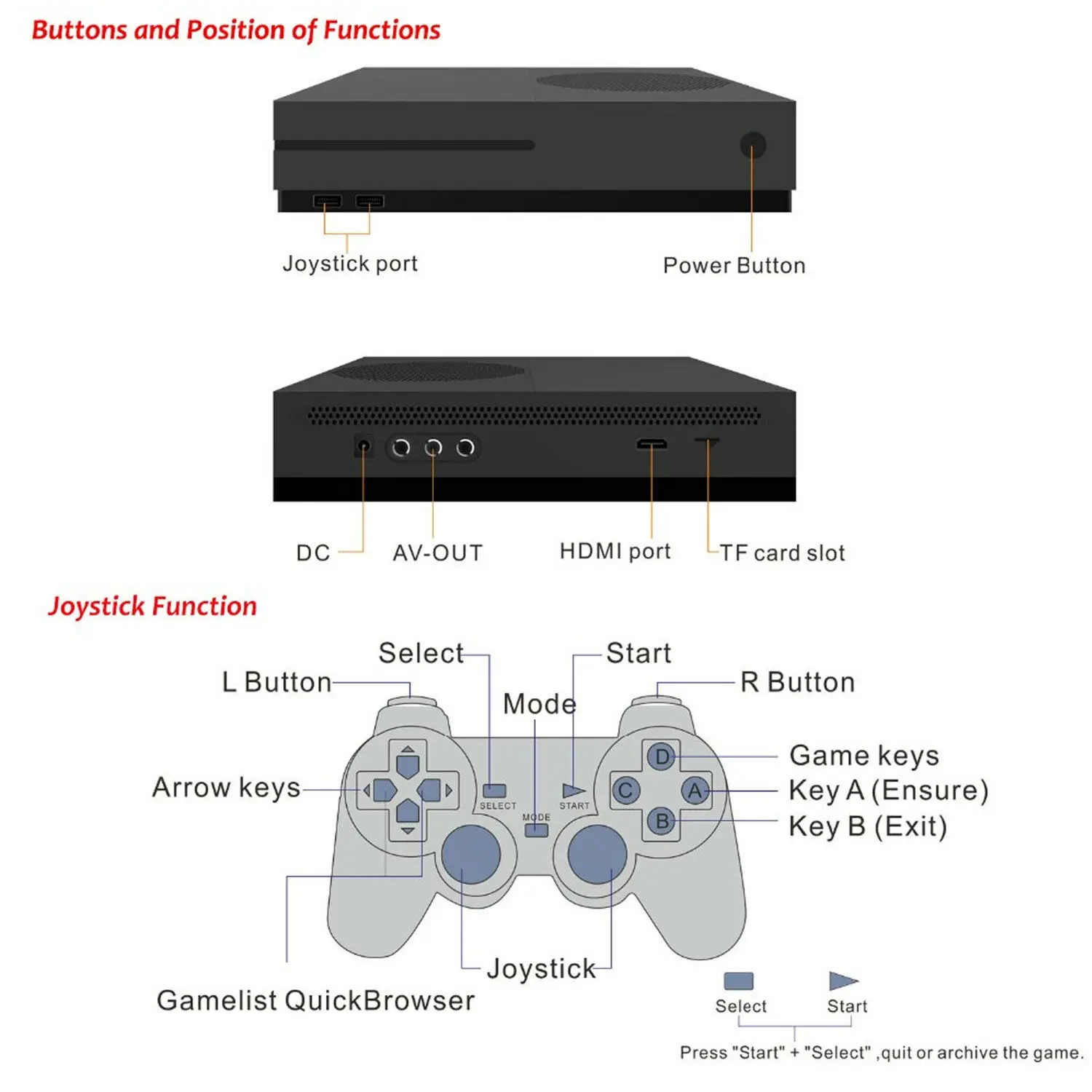 New X Pro Home Sensory Hd Video Game Machine 1280P 4K Hdmi Built-In 800 Games Eu Plug | Электроника