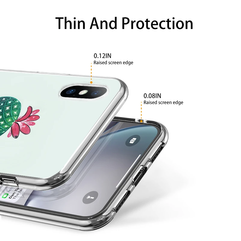 Lovebay Phone Case For iPhone 6 6s 7 8 Plus X XR XS Max 5 5s SE Fashion Cartoon Potted Plant Tomato Soft TPU Shell |
