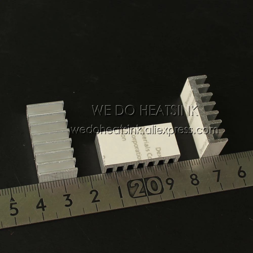 100 шт 14x30x8 мм DIY вентиляторы и охлаждающий алюминиевый профиль радиатора