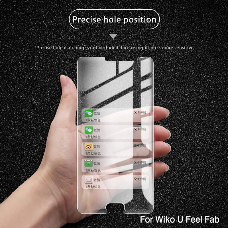Защитное стекло для экрана Wiko Ridge 4G простая в установке Feel Fab U Prime | Мобильные