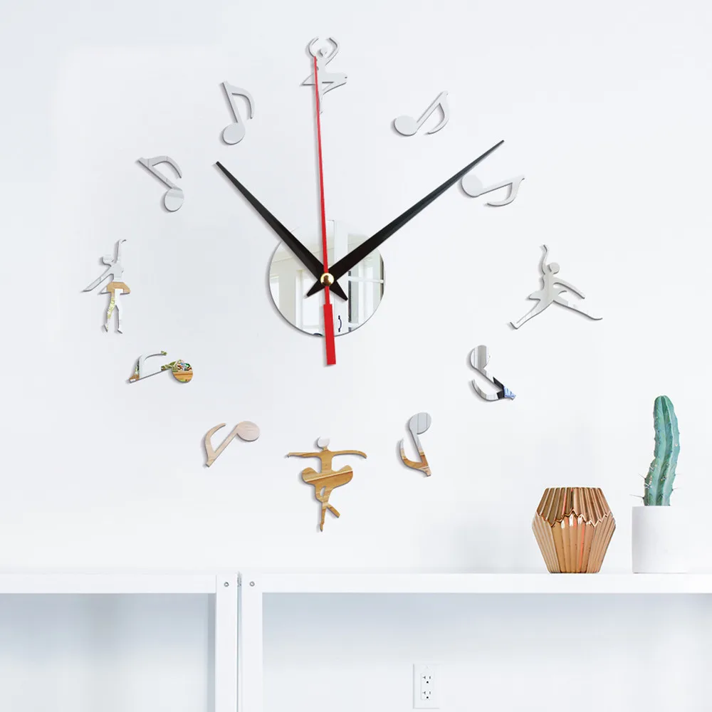 Новинка 2019 настенные часы для балета девочек сделай сам музыкальные ноты