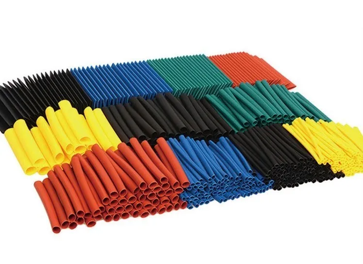 

530pcs Heat Shrink Tubing Insulation Shrinkable Tube Assortment Electronic Polyolefin Ratio 2:1 Wrap Wire Cable Sleeve Kit IC