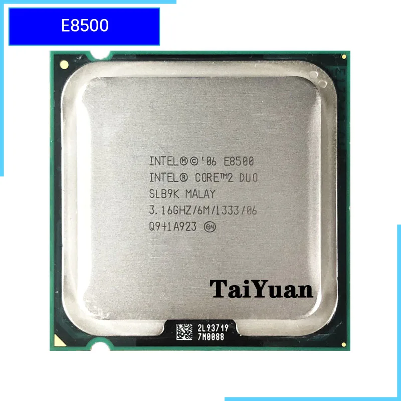 Двухъядерный процессор Intel Core 2 Duo E8500 3 1 ГГц 6 Мб 65 Вт 1333 LGA 775|Процессоры| |