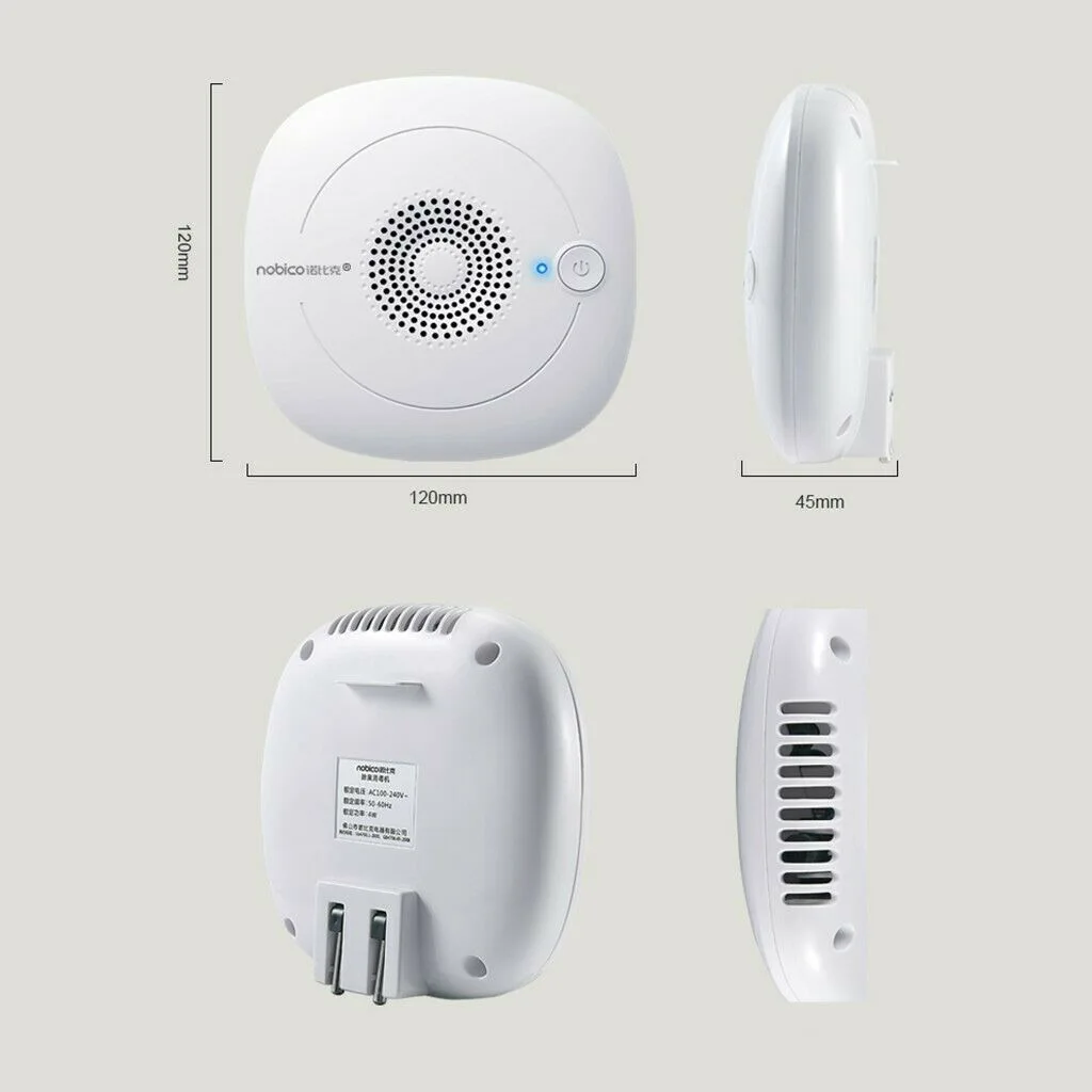 LICE Nobico 220 В Портативный Озоновый ионный генератор очиститель воздуха в