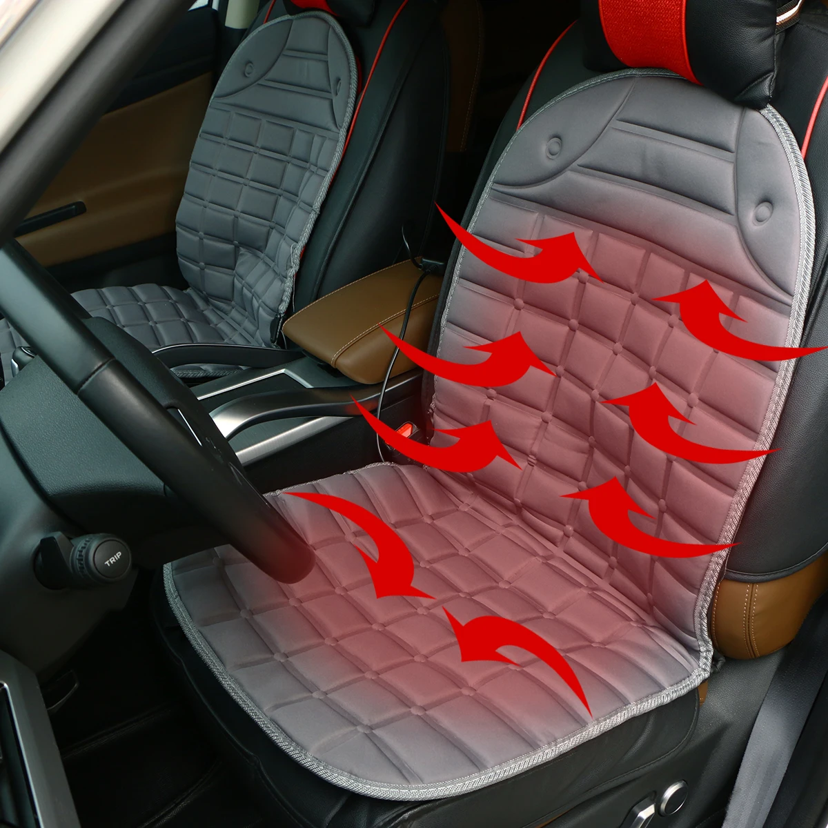 2 шт. 12 В Подушка сиденья с подогревом безопасный фургон Авто двойное сиденье