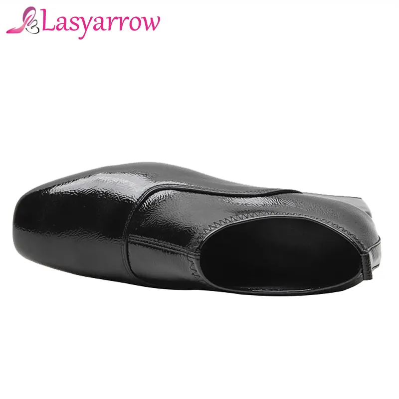 

Lasyarrow Classic Pumps Women Chunky High Heels Square Toe Shallow Pumps Spring Single Shoes 2019 Fashion Mary Jane Shoes J363