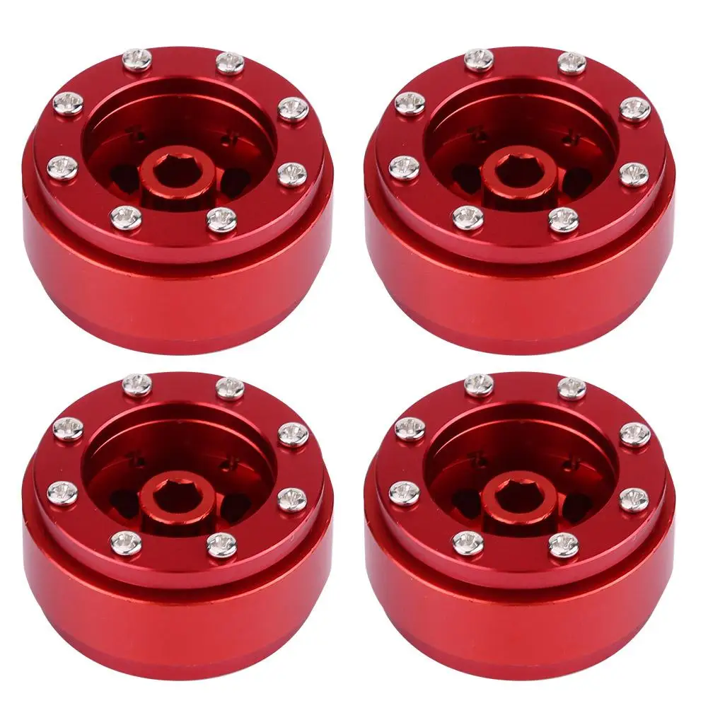 4 шт. WPL1635 RC автомобильный алюминиевый сплав Beadlock ступицы обода колеса для WPL 1/16