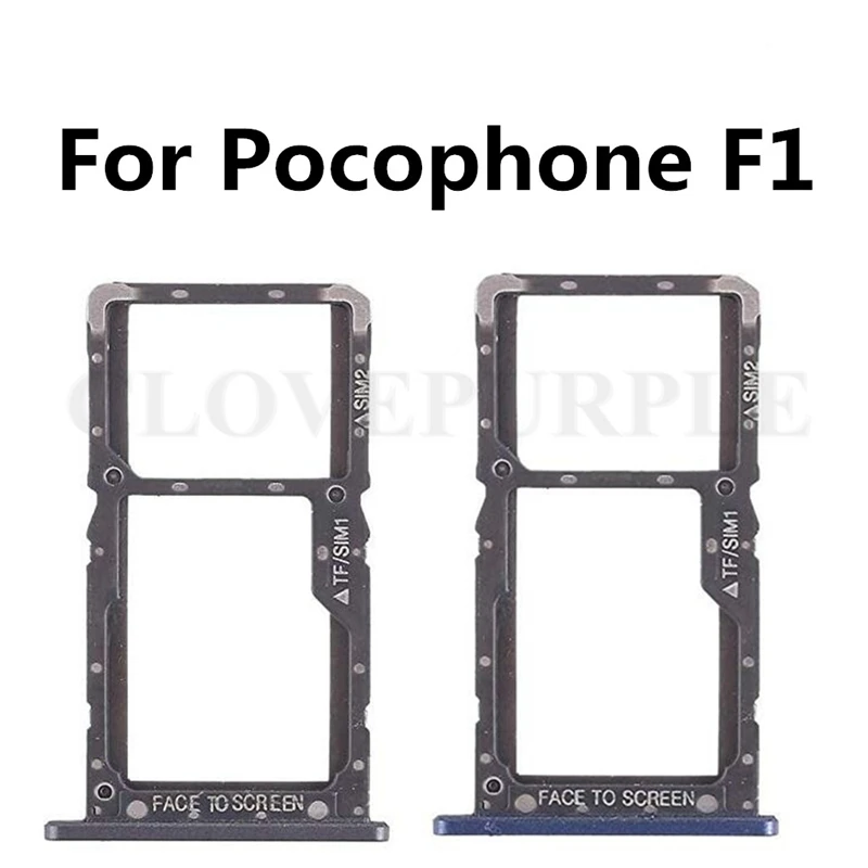 

10pcs/lot Sim Card Reader Holder Tray Slot Socket Adapter For Xiaomi POCOPHONE poco F1