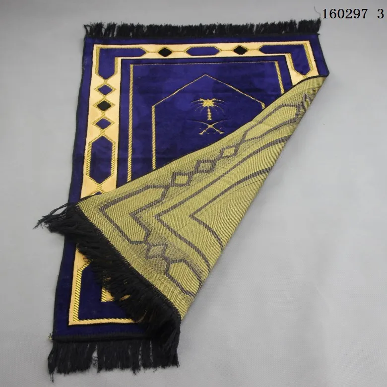 Мусульманский коврик с кисточками искусственный кашемир жаккардовый для