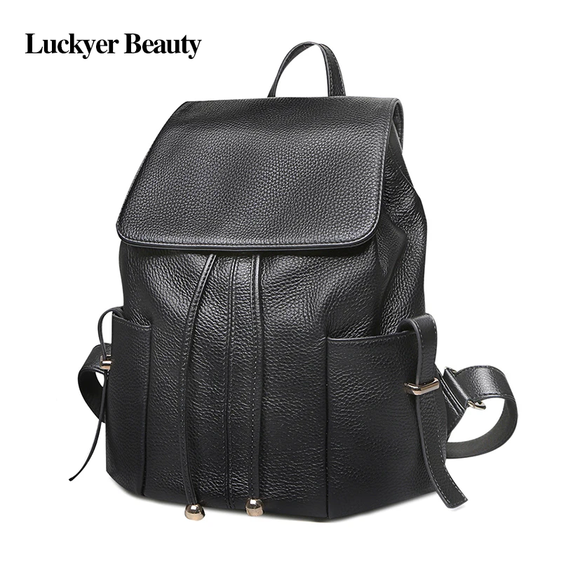 Luckyer Beauty сумка женская рюкзак кожаный женские сумки ретро досуг портфель