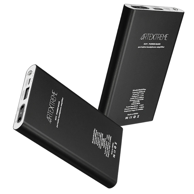 Artextreme PA03/PA03plus двойной чип мобильный усилитель для наушников + быстрая зарядка