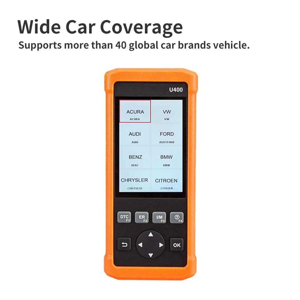 2018 LAUNCH X431 U400 OBD2 автомобильный сканер EPB масляная лампа сброс OBD считыватель кода