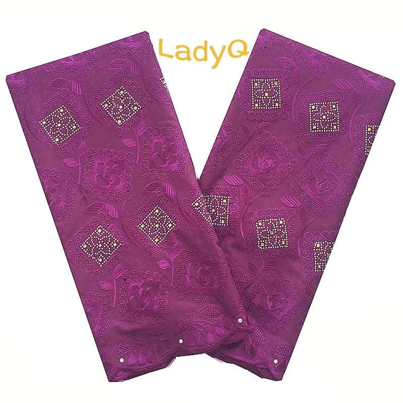 LadyQ 2019 Белая синтетическая хлопковая кружевная ткань 5 ярдов розовая индийская