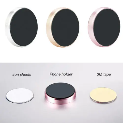 Алюминиевый магнитный держатель для телефона автомобильный Dashboad GPS кронштейн