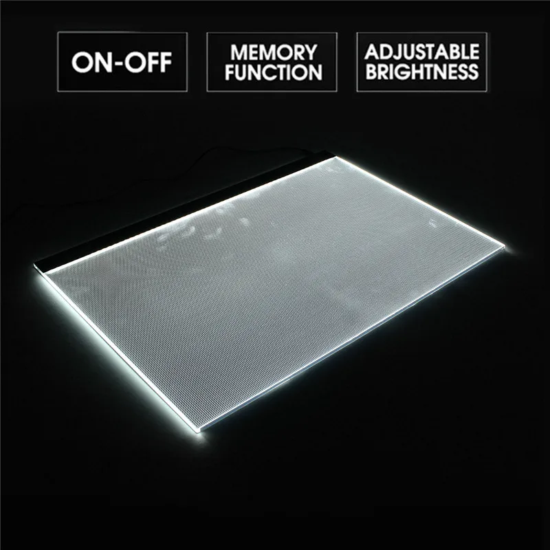 

LEORY USB A2 LED Drawing Track Comics Tool Light Box Drawing Board Acrylic Material Tattoo Artist Mold Board Table Copy Pad