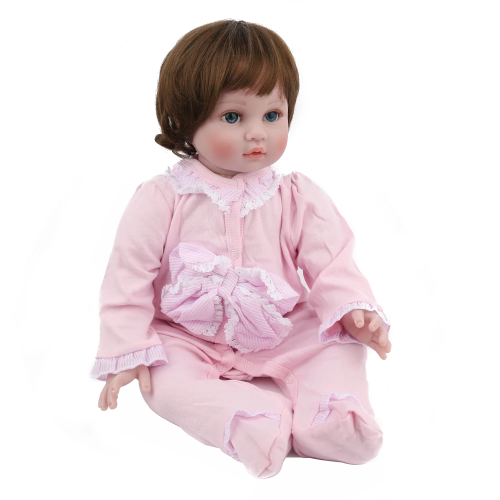 Куклы Новорожденные NPKDOLL 22 дюйма розовая одежда игрушки для девочек милые
