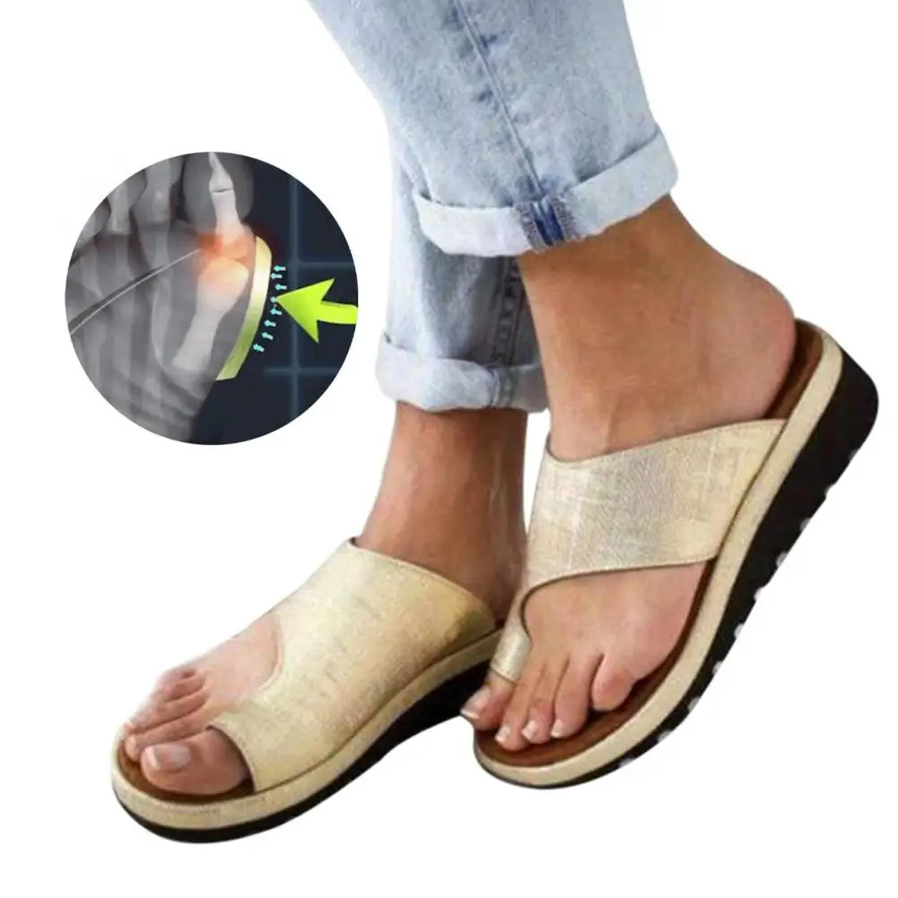 New Fashion Women's Outdoor Sandals Heels With Wedge Heel Soft Bottom Comfortable Platform Drop Shipping |