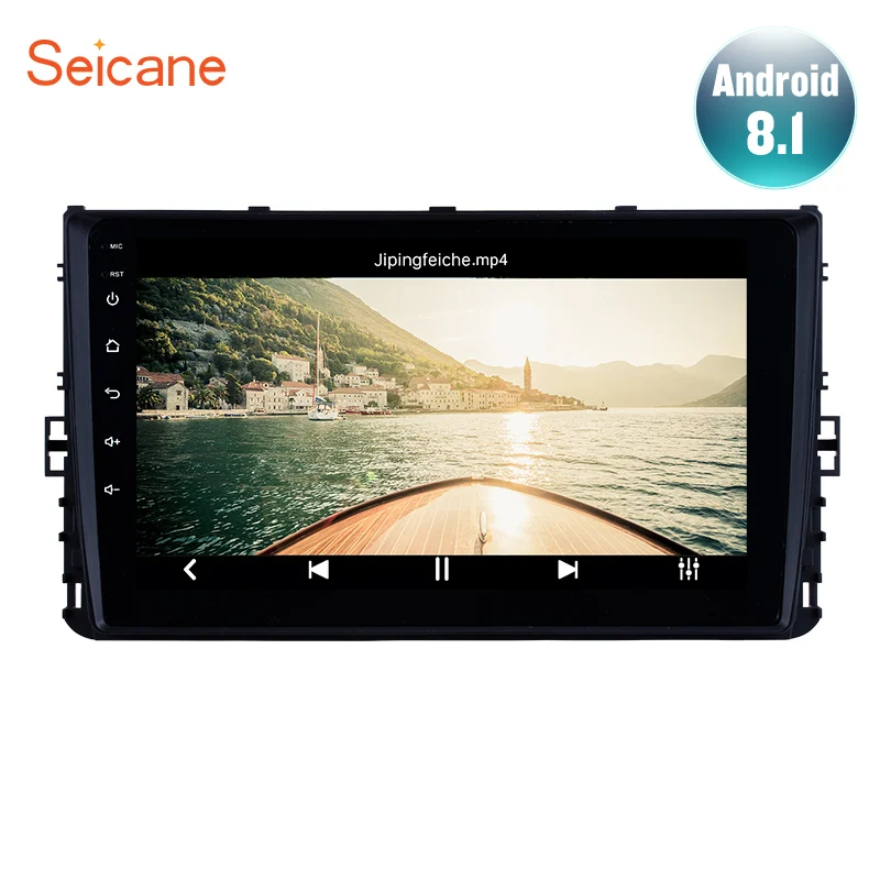 Seicane 2Din Android 9. 0 9 дюймов GPS автомобильный радиоприемник для 10 VW Volkswagen Universal Polo Golf Passat