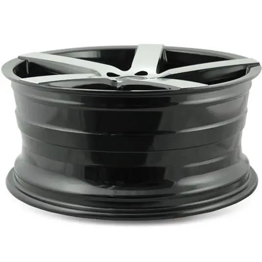 VISSOL V-080L 8.5x19/5x100 ET45 D57.1 BLACK-WITH-MACHINED-FACE | Автомобили и мотоциклы