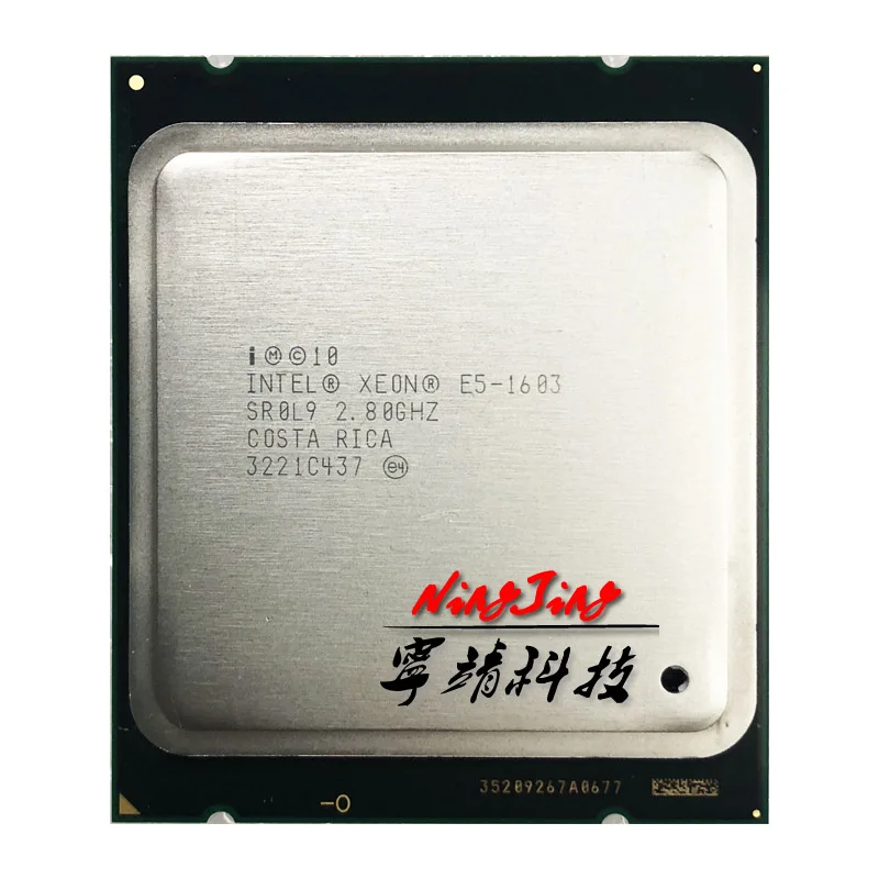 Четырехъядерный процессор Intel Xeon E5 1603 2 8 ГГц четырехъядерный 10 м 130 Вт LGA