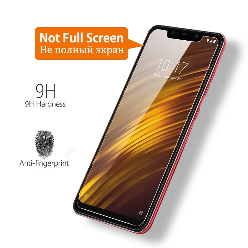 JONSNOW 10 шт закаленное Стекло для Xiaomi Pocophone F1 Глобальный Версия ЖК-дисплей Экран