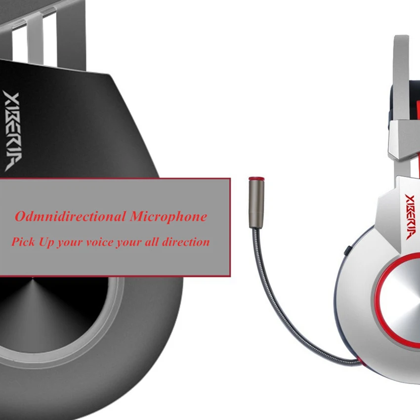 XIBERIA K5 лучшие игровые наушники с микрофоном USB 7 1 звук тяжелый бас игровая