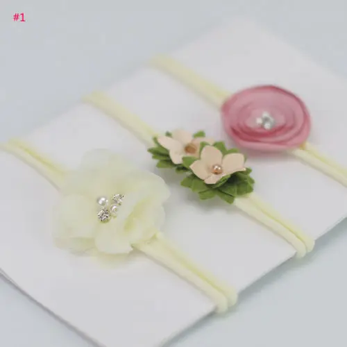 3PCS/Sets Kids Girls Baby Headband 2019 New Brand Toddler Princess Lace Bow Flower Hair Band Accessories | Детская одежда и обувь