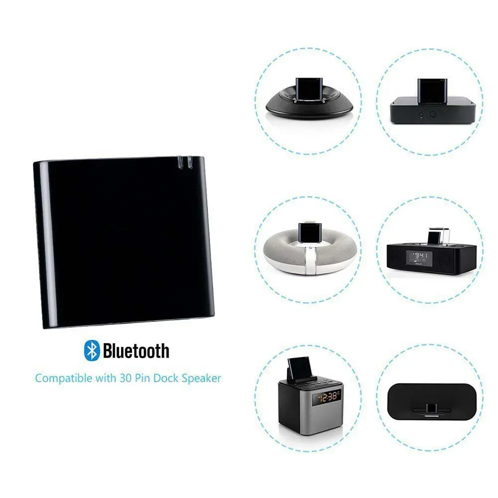 30pin Bluetooth аудио музыкальный приемник адаптер 4 1 для iPhone iPod к стерео