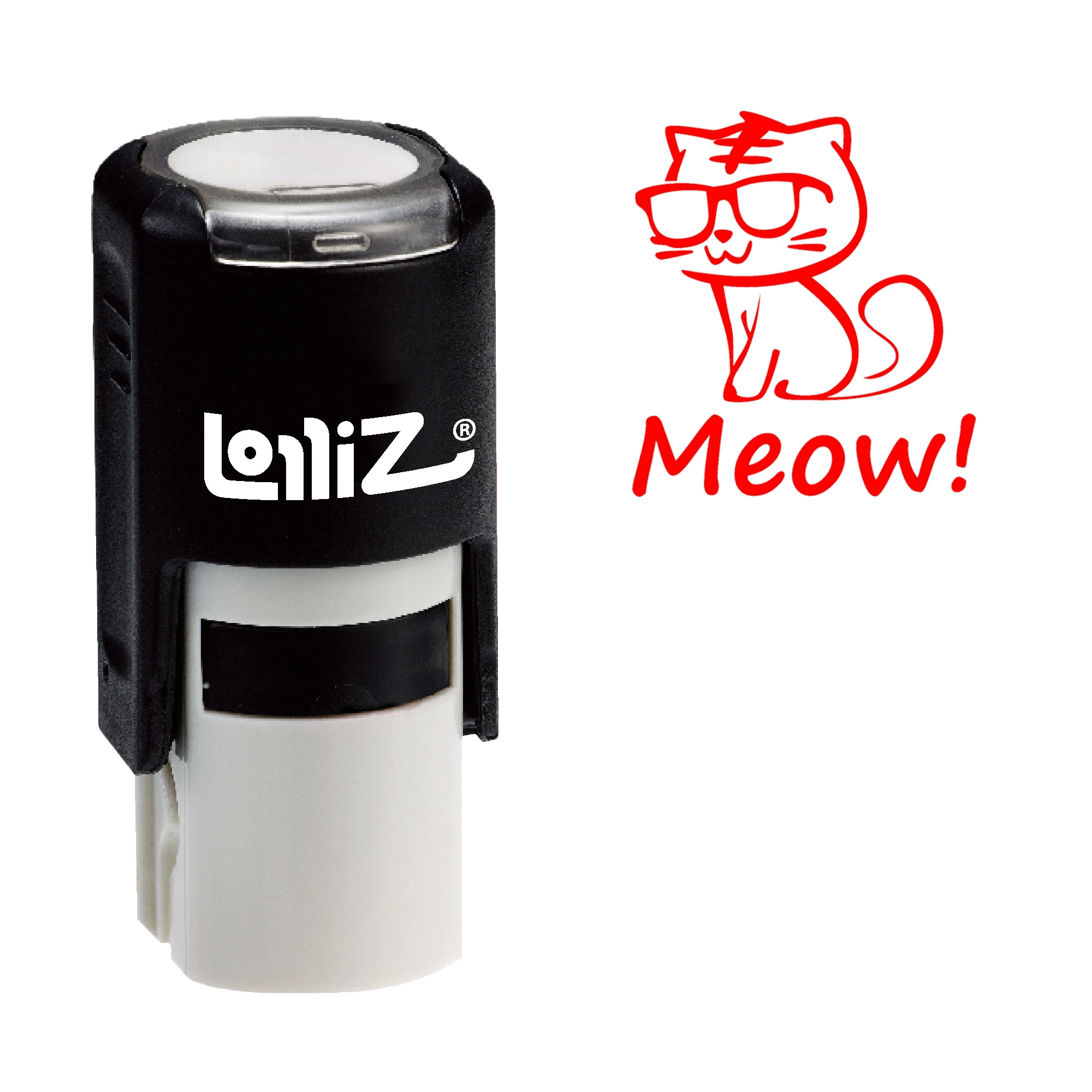 

Резиновый штамп в виде леденца «Kewl Cat»