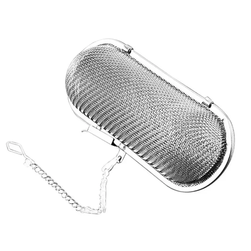 Reusable Stainless Steel Tea Strainer Locking Spice Rectangular Mesh Filter | Дом и сад