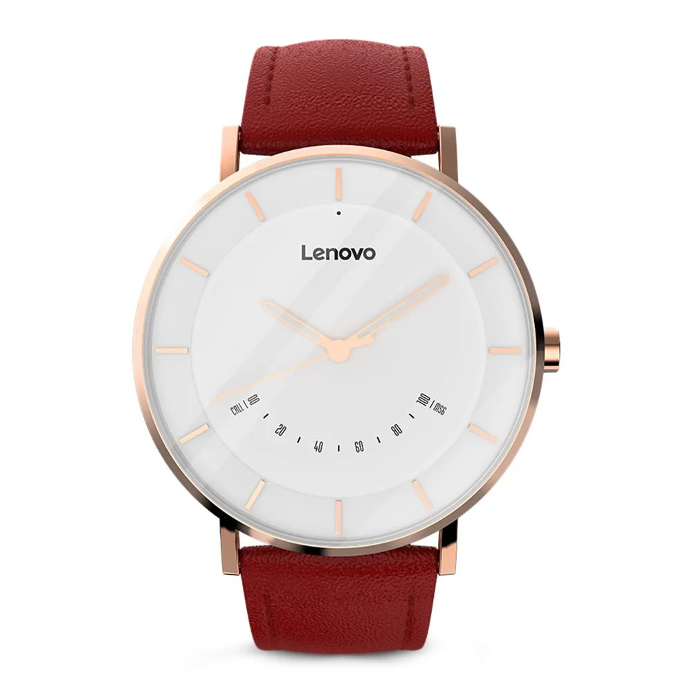 Оригинальный lenovo часы S Bluetooth Smartwatch 5ATM Водонепроницаемый умные кварцевые фитнес