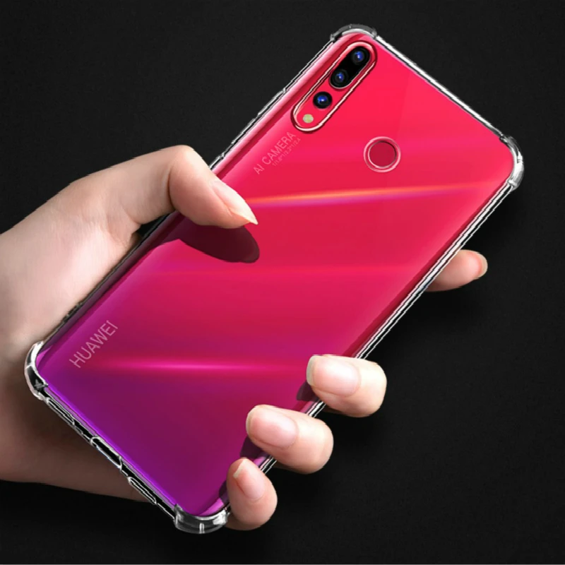 Clear TPU Case for Huawei On Honor 8A 8C 10 9Lite 6X 7X V20 P20 P30 lite Pro Nova3 3i 4 Y9 Y6 2018 Mate10 20Lite Shockproof |