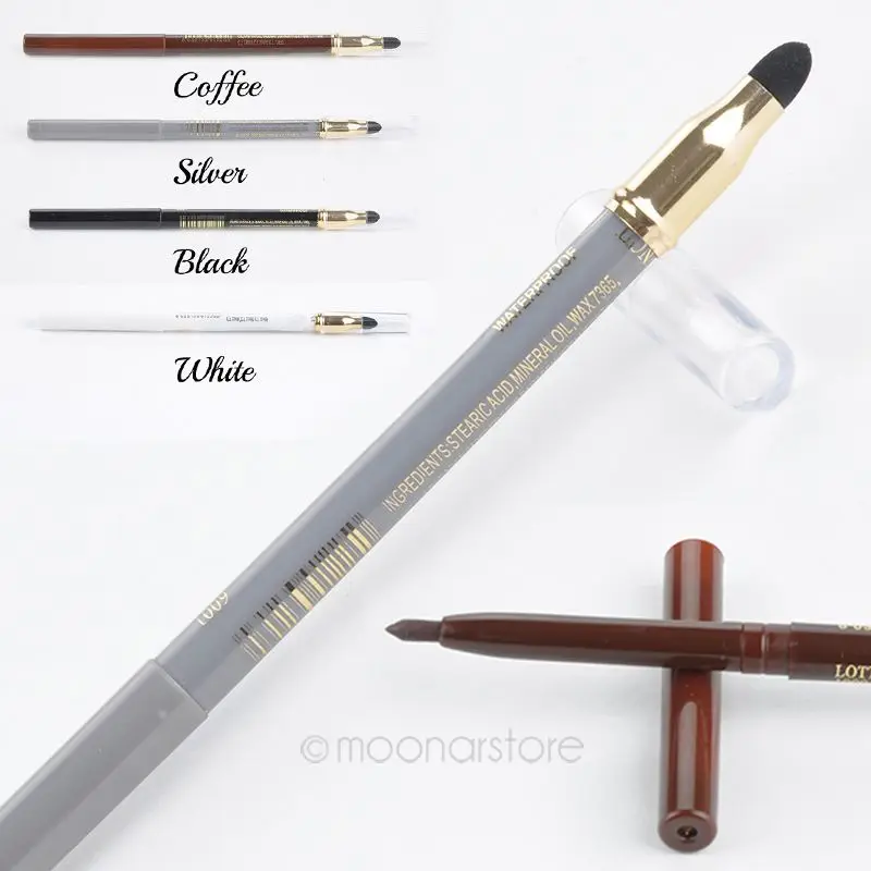 Для женщин Мода 2 в 1 Модные Портативный макияж косметический карандаш для глаз Eye