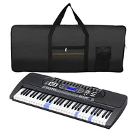 new piano bag professional portable 61 key keyboard electric organ piano package padded bag soft cases gig cover black color