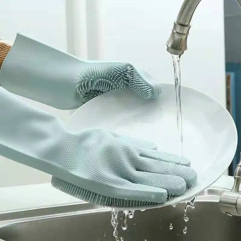 Силиконовая Водонепроницаемая щетка для мытья посуды корейские Волшебные