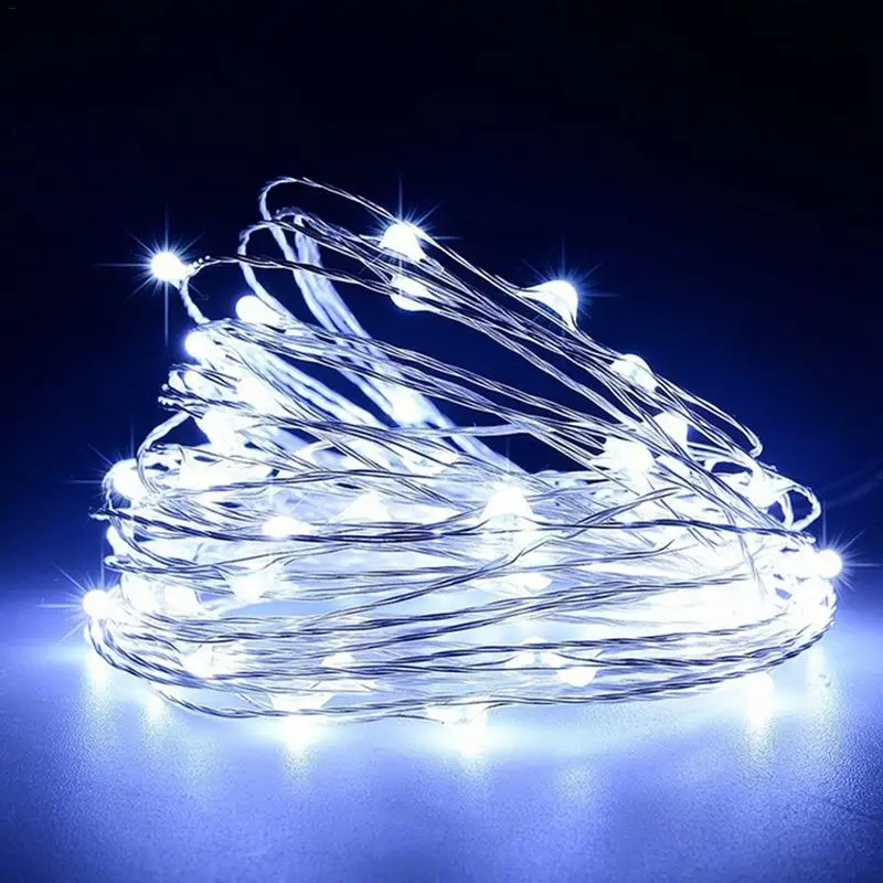 10 м 100Led красочный ручной медный струнный светильник USB интерфейс проводка